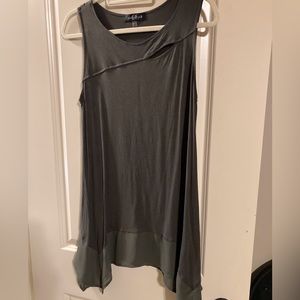 COPY - Olive Green Sleeveless Tunic Size M